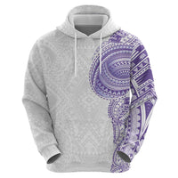 Traditional Polynesian Art Tattoos Hoodie Purple Color - Polynesian Pride