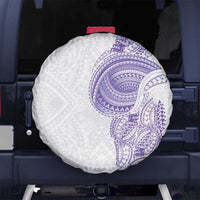 Traditional Polynesian Art Tattoos Spare Tire Cover Purple Color - Polynesian Pride