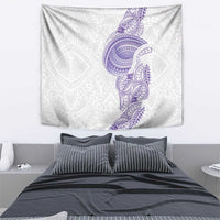 Traditional Polynesian Art Tattoos Tapestry Purple Color - Polynesian Pride