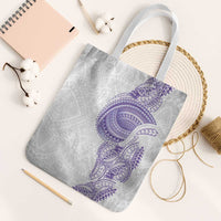Traditional Polynesian Art Tattoos Tote Bag Purple Color - Polynesian Pride