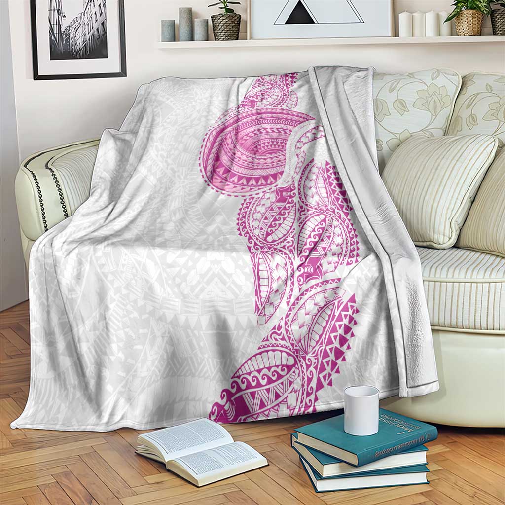 Traditional Polynesian Art Tattoos Blanket Pink Color - Polynesian Pride
