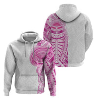 Traditional Polynesian Art Tattoos Hoodie Pink Color - Polynesian Pride
