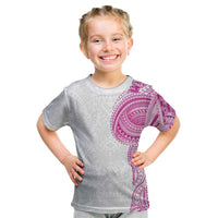 Traditional Polynesian Art Tattoos Kid T Shirt Pink Color - Polynesian Pride