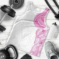Traditional Polynesian Art Tattoos Men Tank Top Pink Color - Polynesian Pride