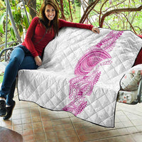 Traditional Polynesian Art Tattoos Quilt Pink Color - Polynesian Pride