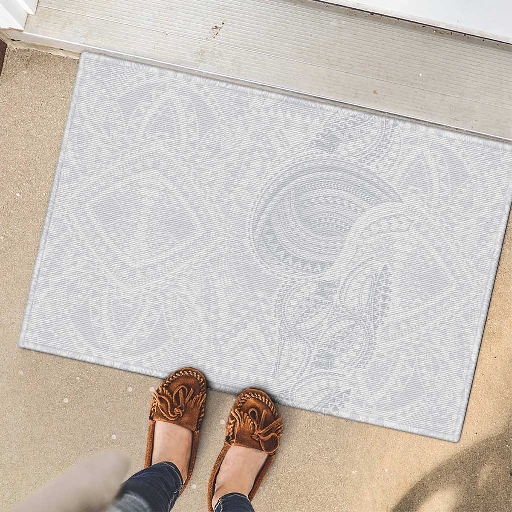Lotu Tamaiti Rubber Doormat Traditional Samoan Art Tattoos - Polynesian Pride