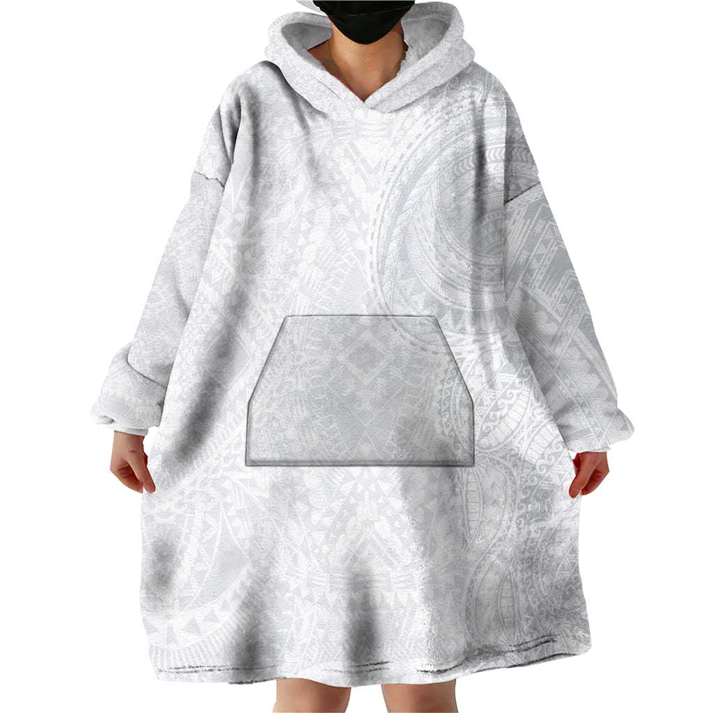 Lotu Tamaiti Wearable Blanket Hoodie Traditional Samoan Art Tattoos - Polynesian Pride