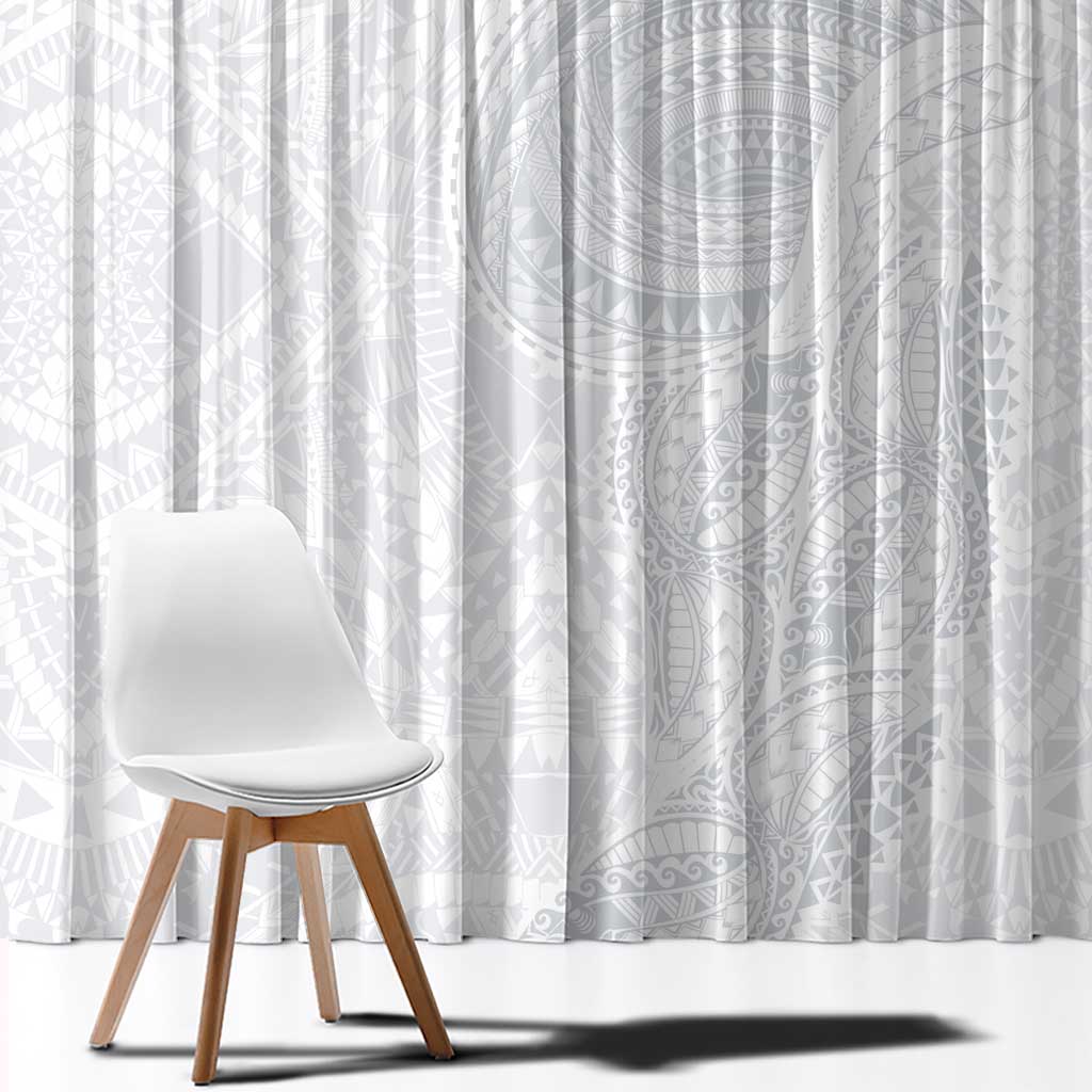 Lotu Tamaiti Window Curtain Traditional Samoan Art Tattoos - Polynesian Pride