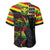 Kanaka Maoli Running Baseball Jersey Kakau Pattern with Kanaka Maoli Flag Color