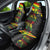 Kanaka Maoli Running Car Seat Cover Kakau Pattern with Kanaka Maoli Flag Color