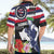 Honolulu Running Race Hawaiian Shirt Hawaii Marathon Kakau Art with Hibiscus and National Flag Style