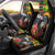 Kanaka Maoli Ikaika Warrior Car Seat Cover Hibiscus Kakau Art and Tapa Tribal Pattern