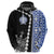 Fiji Queen Victoria School Hoodie Tapa and Polynesian Tribal Pattern Half Style LT03 - Polynesian Pride