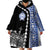 Fiji Queen Victoria School Wearable Blanket Hoodie Tapa and Polynesian Tribal Pattern Half Style LT03 - Polynesian Pride