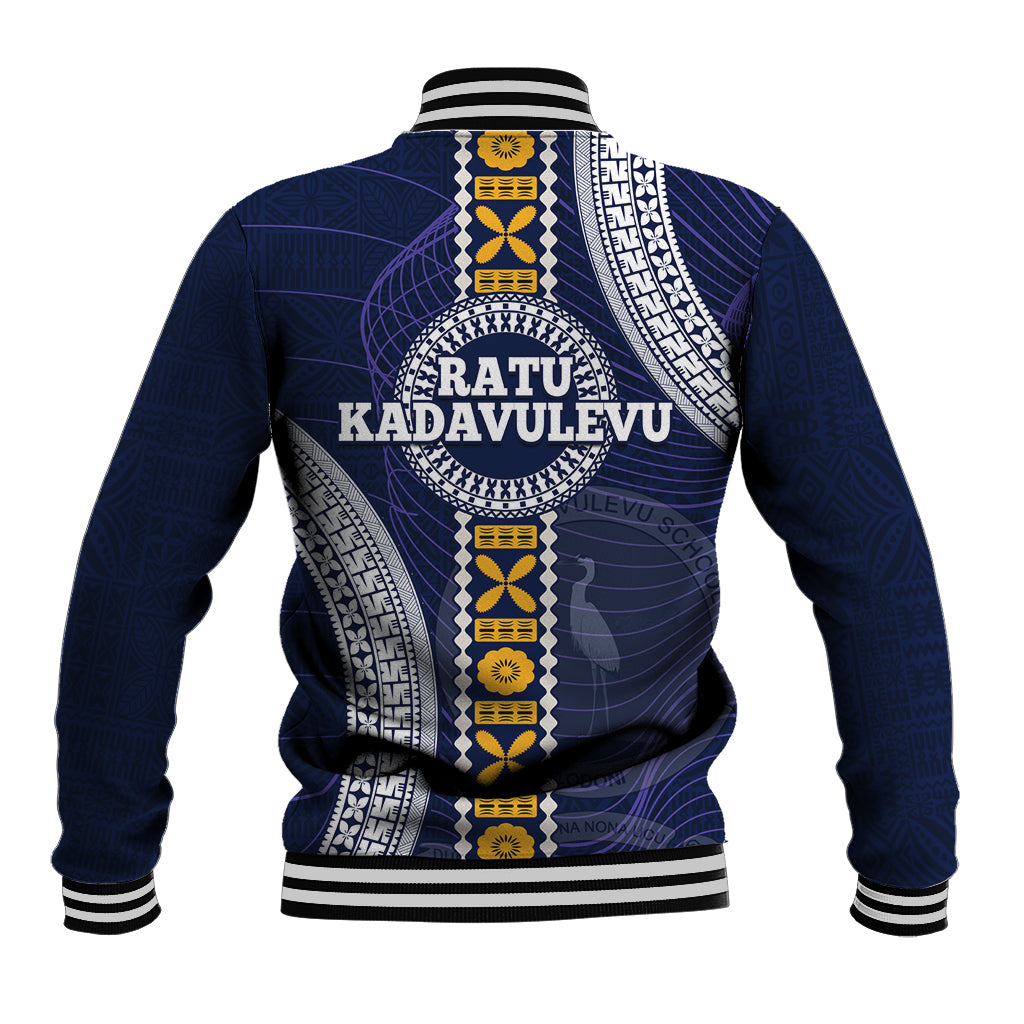 Fiji Ratu Kadavulevu School Baseball Jacket Tapa and Polynesian Tribal Pattern LT03 - Polynesian Pride