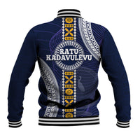 Fiji Ratu Kadavulevu School Baseball Jacket Tapa and Polynesian Tribal Pattern LT03 - Polynesian Pride