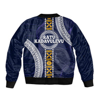 Fiji Ratu Kadavulevu School Bomber Jacket Tapa and Polynesian Tribal Pattern LT03 - Polynesian Pride