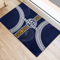 Fiji Ratu Kadavulevu School Rubber Doormat Tapa and Polynesian Tribal Pattern LT03 - Polynesian Pride