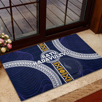 Fiji Ratu Kadavulevu School Rubber Doormat Tapa and Polynesian Tribal Pattern LT03 - Polynesian Pride