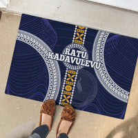 Fiji Ratu Kadavulevu School Rubber Doormat Tapa and Polynesian Tribal Pattern LT03 - Polynesian Pride