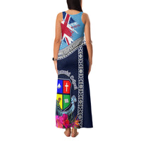 Fiji Lelean Memorial School Family Matching Tank Maxi Dress and Hawaiian Shirt Tapa and Polynesian Tribal Pattern LT03 - Polynesian Pride