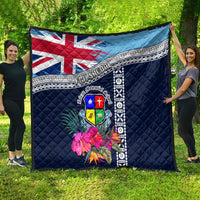 Fiji Lelean Memorial School Quilt Tapa and Polynesian Tribal Pattern LT03 - Polynesian Pride