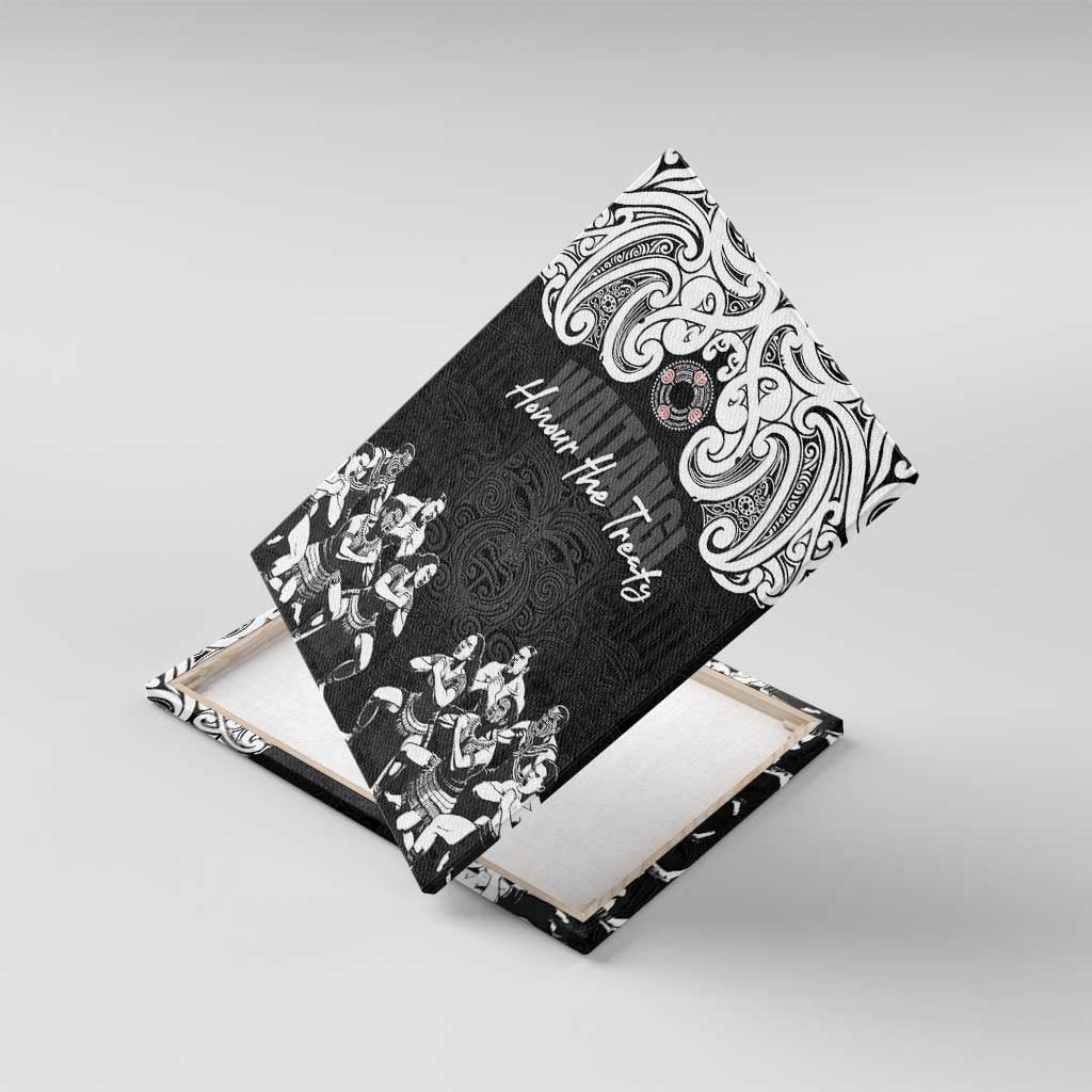 Aotearoa Waitangi Day - Toitu Te Tiriti Canvas Wall Art New Zealand Honour the Treaty