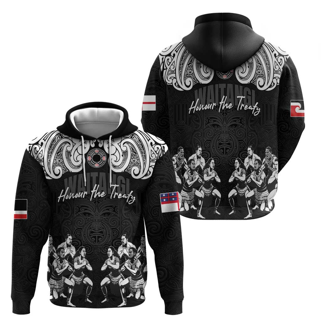 Aotearoa Waitangi Day - Toitu Te Tiriti Zip Hoodie New Zealand Honour the Treaty