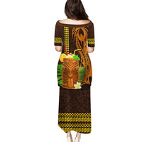 Hawaii Tiki Mask Cocktail Puletasi Kakau Tattoo LT03 - Polynesian Pride