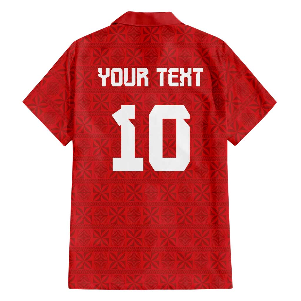 Custom Tonga Rugby Family Matching Summer Maxi Dress and Hawaiian Shirt Ngatu Motifs and Pacific Patterns LT03 - Polynesian Pride