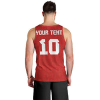 Custom Tonga Rugby Men Tank Top Ngatu Motifs and Pacific Patterns