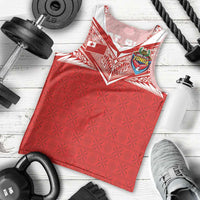Custom Tonga Rugby Men Tank Top Ngatu Motifs and Pacific Patterns