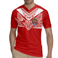 Custom Tonga Rugby Rugby Jersey Ngatu Motifs and Pacific Patterns