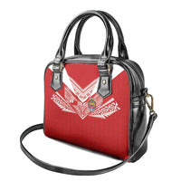 Tonga Rugby Shoulder Handbag Ngatu Motifs and Pacific Patterns