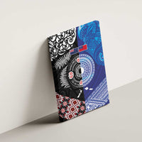 Samoa and Aotearoa Together Canvas Wall Art Tatau Art Tattoos-Taniko and Maori with Fern LT03 - Polynesian Pride