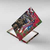 Hawaii and United States Memorial Day Canvas Wall Art Honor and Remember The Fallen