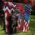 Hawaii and United States Memorial Day Quilt Honor and Remember The Fallen