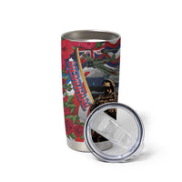 Hawaii and United States Memorial Day Tumbler Cup -Honor and Remember The Fallen