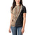 Samoa Siapo Motif Half Style Women Polo Shirt Brown Version