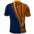 Samoa Siapo Motif Half Style Polo Shirt Colorful Version