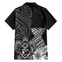 Guam Latte Stone Chamorro Culture Family Matching Tank Maxi Dress and Hawaiian Shirt Tapa Pattern LT03 - Polynesian Pride