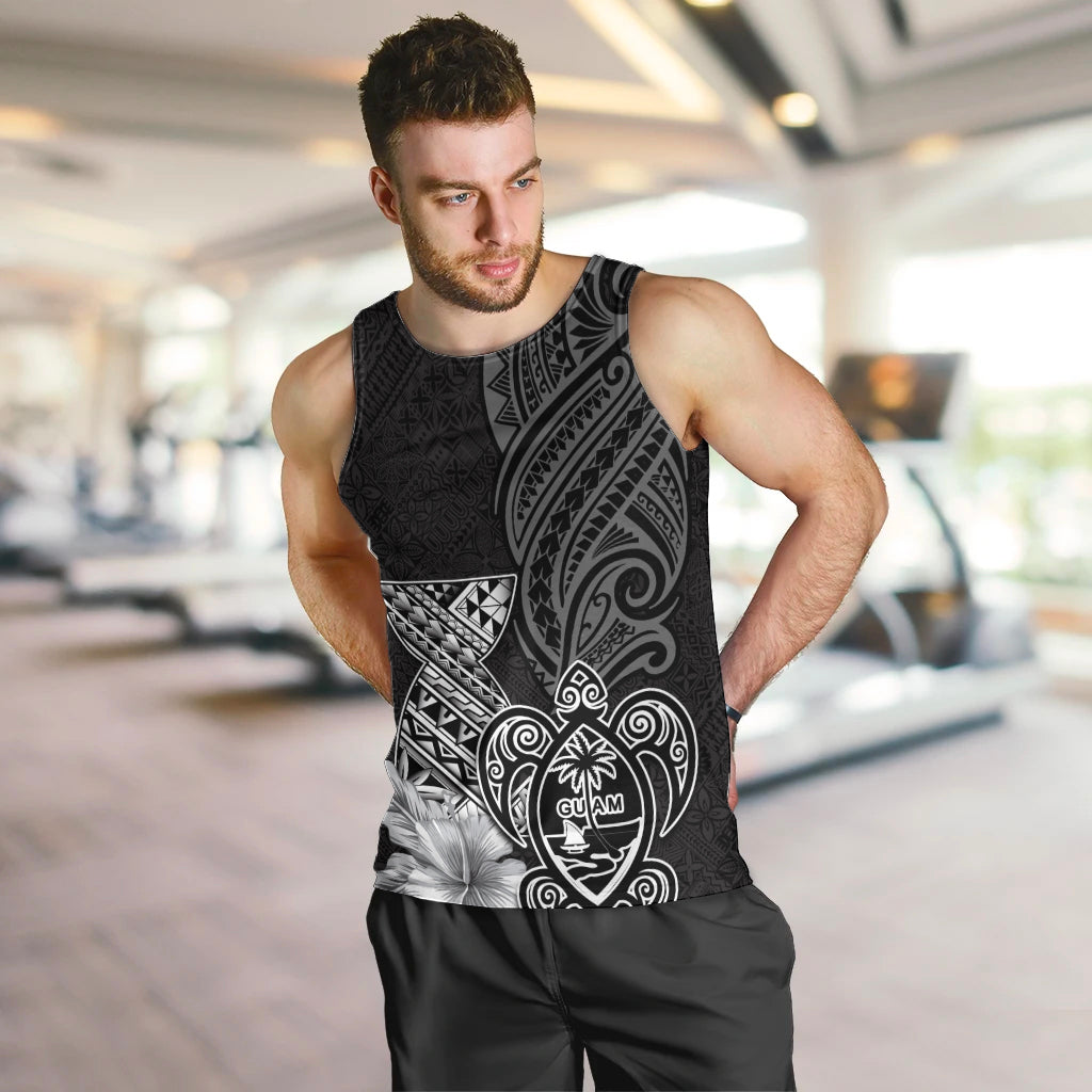 Guam Latte Stone Chamorro Culture Men Tank Top Tapa Pattern