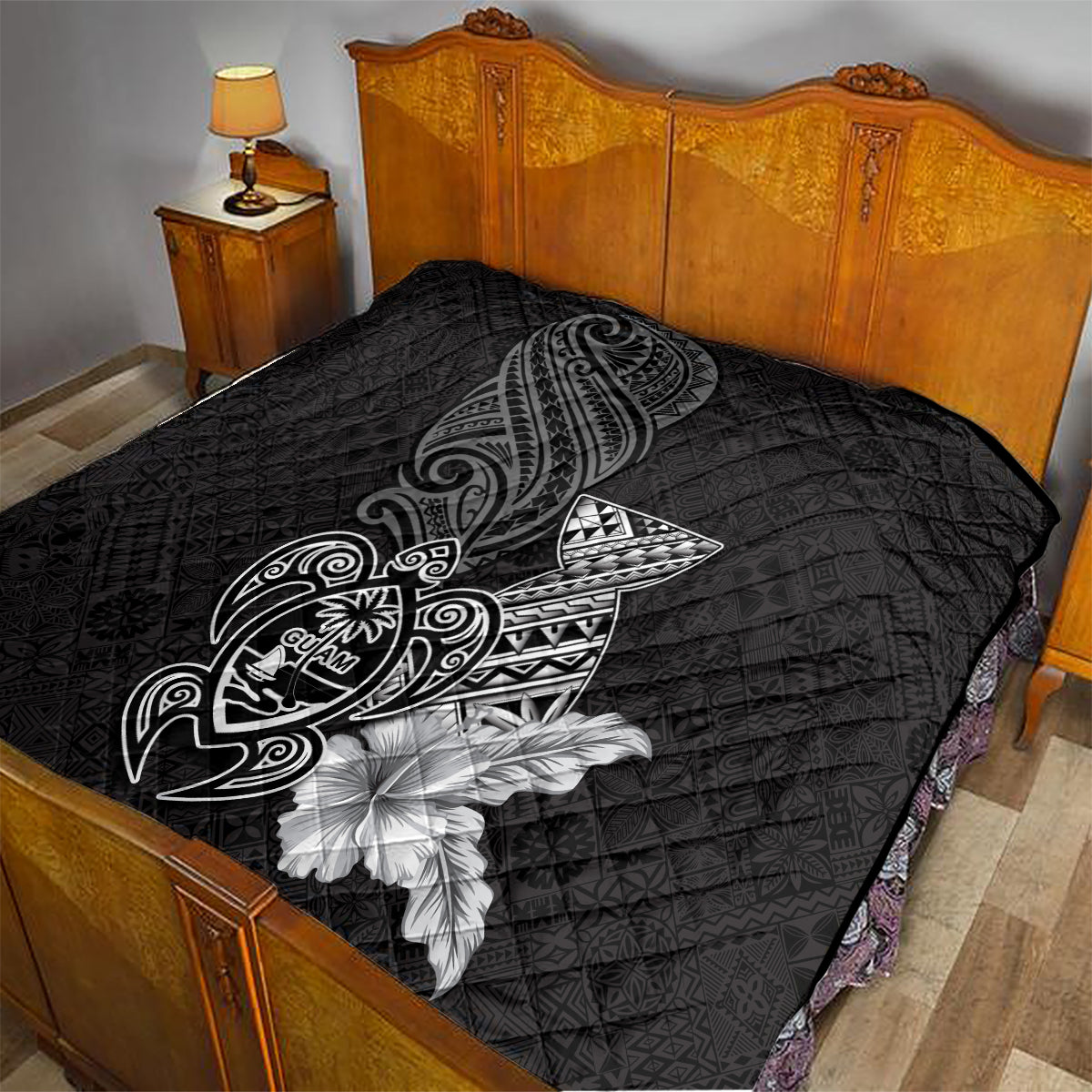 Guam Latte Stone Chamorro Culture Quilt Tapa Pattern