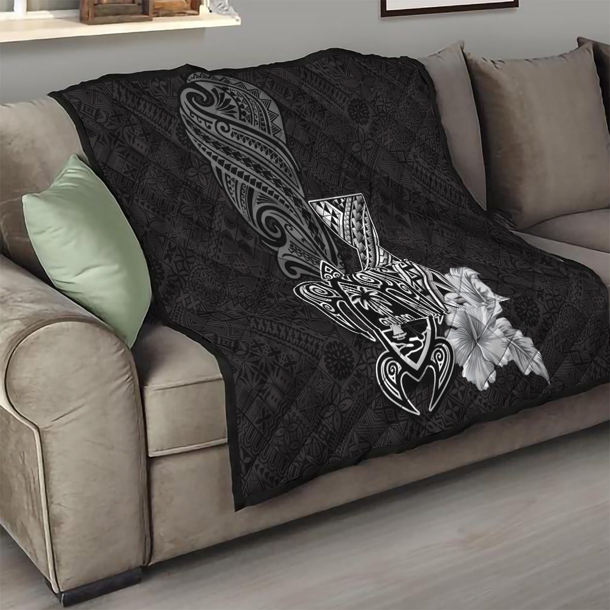 Guam Latte Stone Chamorro Culture Quilt Tapa Pattern