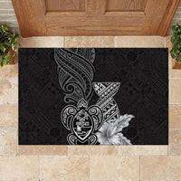 Guam Latte Stone Chamorro Culture Rubber Doormat Tapa Pattern