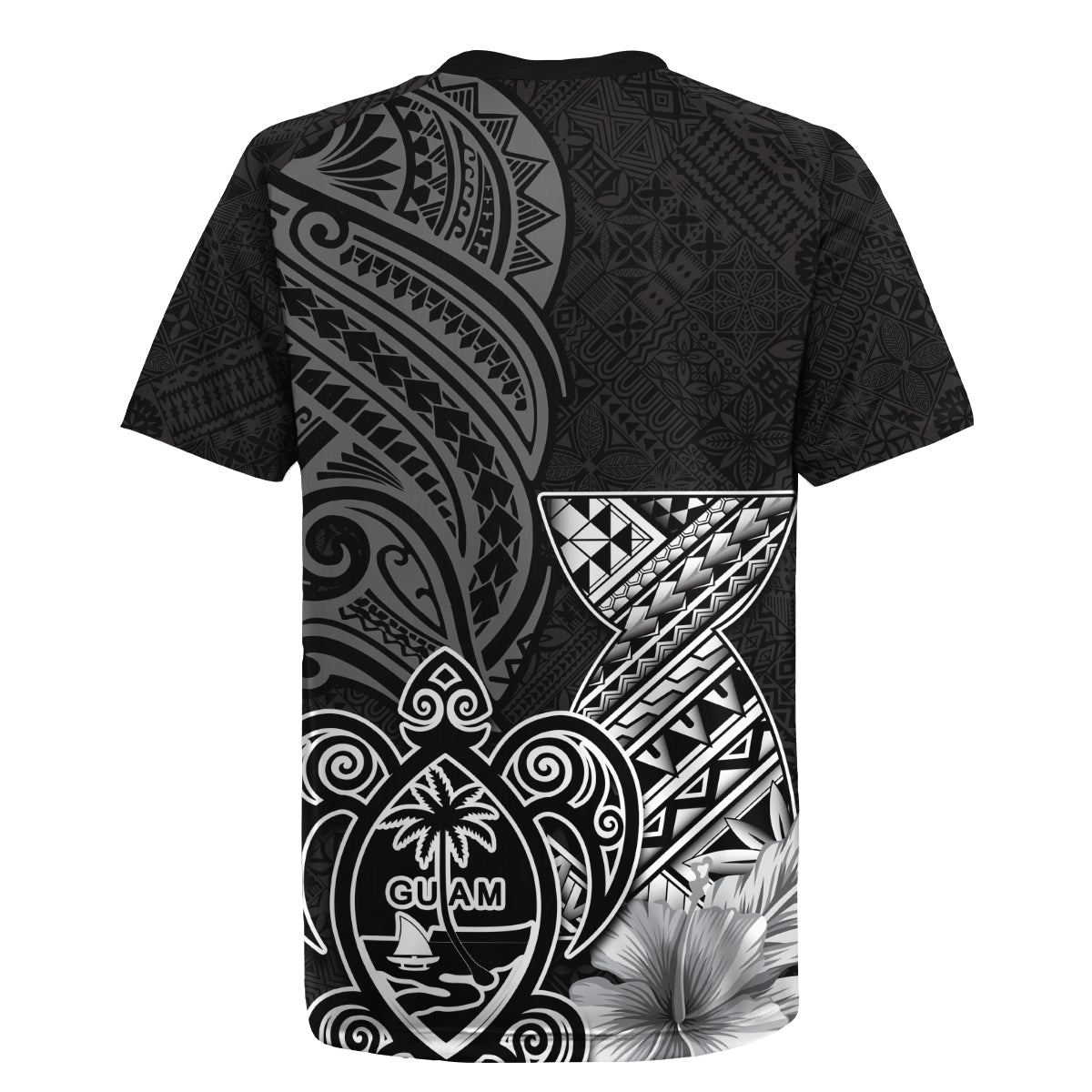Guam Latte Stone Chamorro Culture Rugby Jersey Tapa Pattern