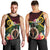 Vanuatu Indipendens Dei Men Tank Top Boars Tusk and Melanesian Warrior Hibiscus