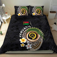 Vanuatu Independence Day Bedding Set Melanesian Tribal Pig Tusk with Tropical Plants LT03 - Polynesian Pride