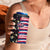 Hawaiian Flag Day 4 in 1 Can Cooler Tumbler Tropical Flowers and Leaves