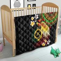 Vanuatu and Papua New Guinea Together Quilt Bird-of-paradise and Pig Tusk Melanesian Pattern